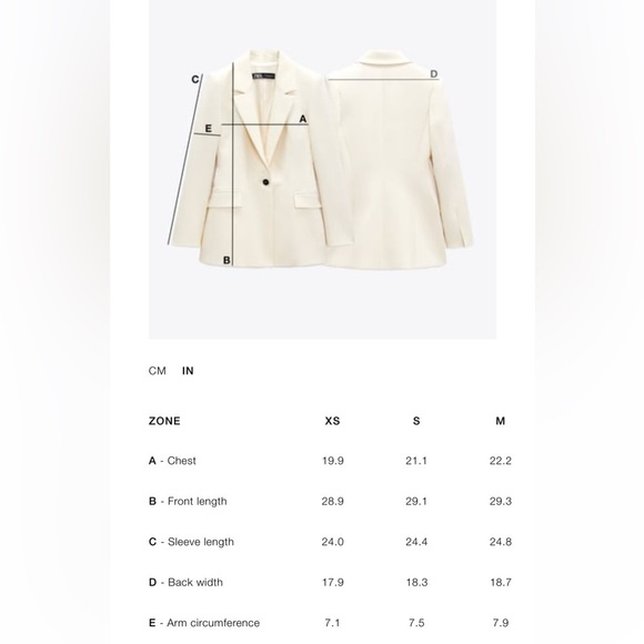 ZARA SUEDE BLAZER - Picture 9 of 9